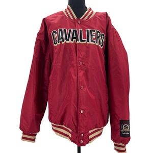 NBA Cleveland Cavaliers Ultra Game Varsity Jacket XXL Wine Red VOMF987F New